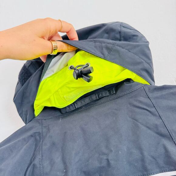 NEW Henri Lloyd $995 Black Transocean Jacket Waterproof Rain Sailing Coat S - Picture 14 of 15